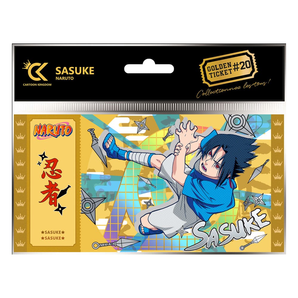 Naruto Shippuden Golden Ticket #20 Sasuke Case (10) 3760375864146