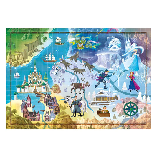 Disney Story Maps Jigsaw Puzzle Frozen (1000 pieces) 8005125396665