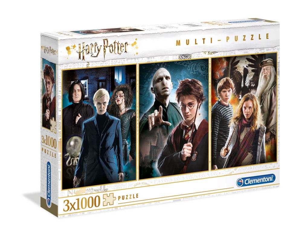 Harry Potter Multi Jigsaw Puzzle Characters (3 x 1000 pieces) 8005125618842