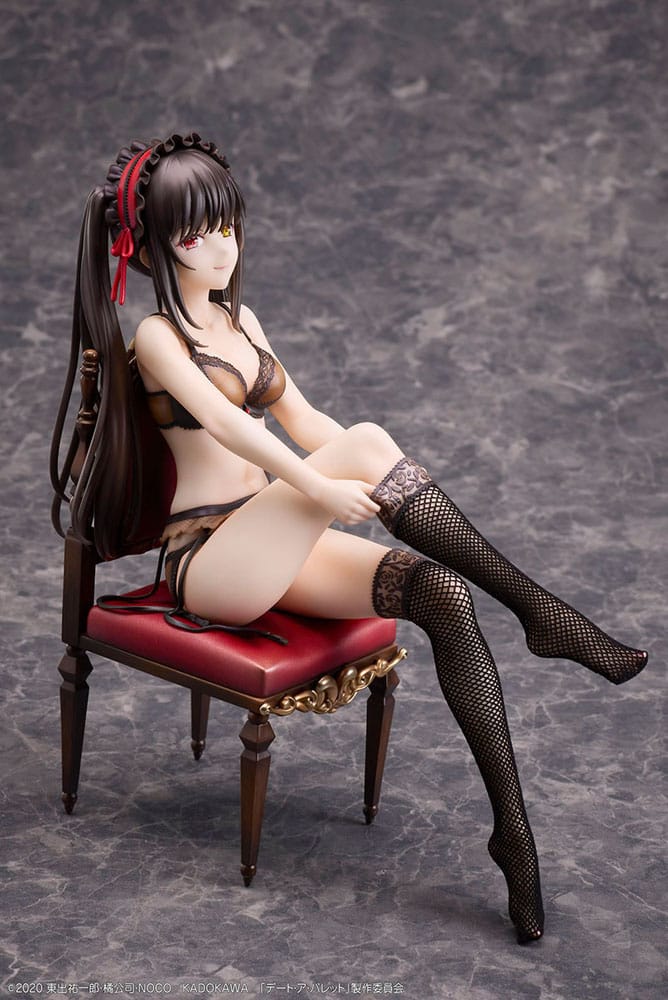 Date A Bullet PVC Statues 1/7 Kurumi Tokisaki & White Queen 17 cm 4595643112389