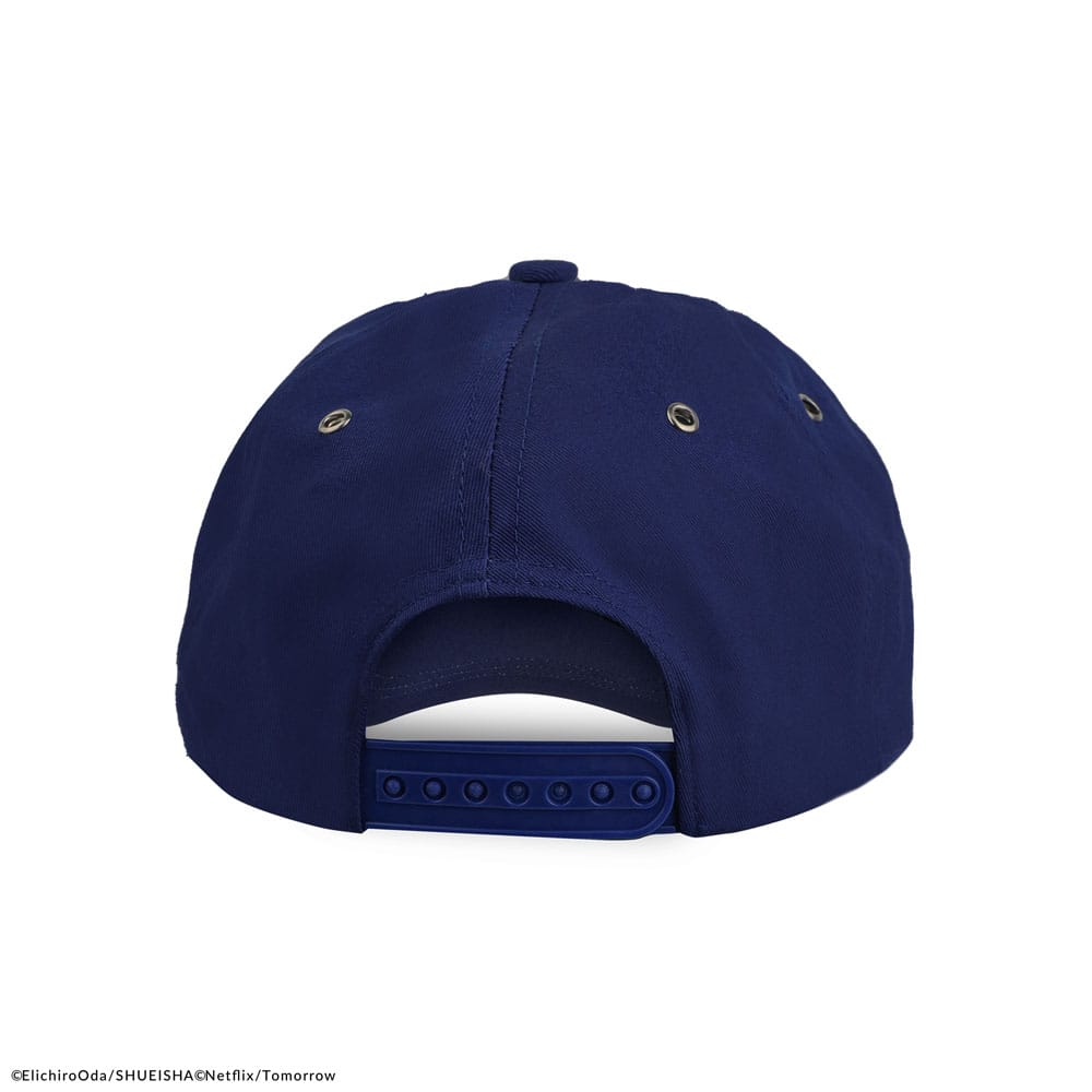 One Piece Curved Bill Cap Marine 4895205618619