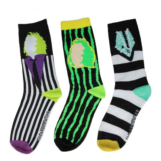 Beetlejuice Socks 3-Pack 4895205619289