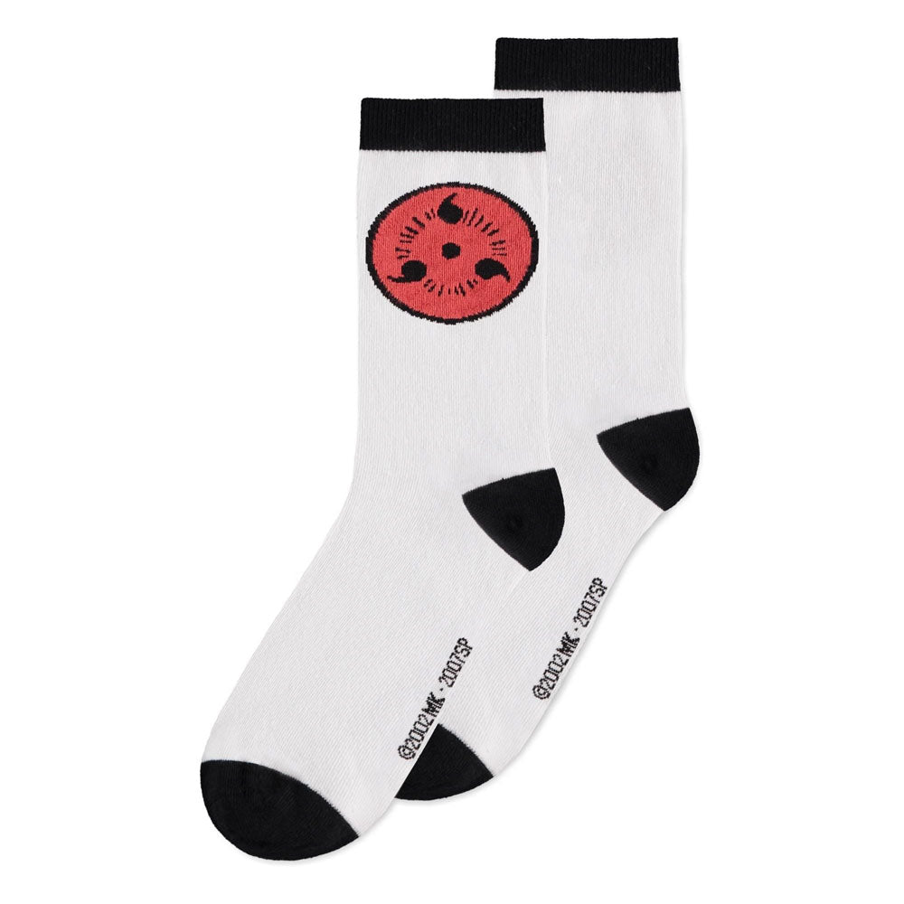 Naruto Shippuden Socks 3-Pack Sasuke Symbol 39-42 8718526155860