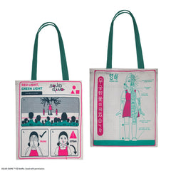 Squid Game Tote Bag Young-hee Blue Print 4895205619753