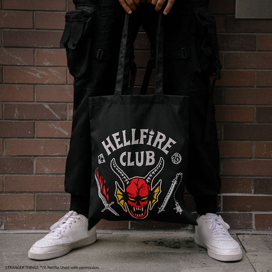 Stranger Things Tote Bag Hellfire Club 4895205617926