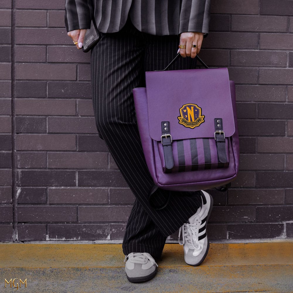 Wednesday Backpack Nevermore Academy Purple 4895205616264