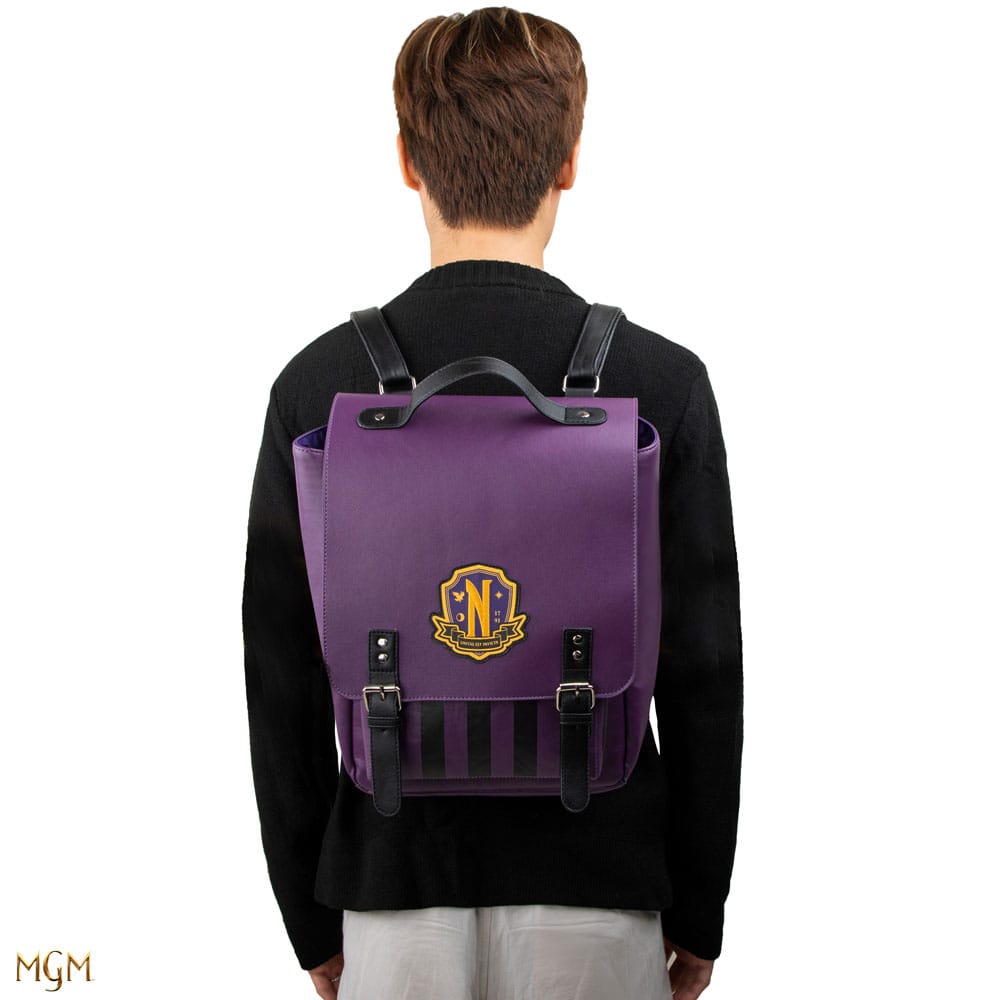 Wednesday Backpack Nevermore Academy Purple 4895205616264