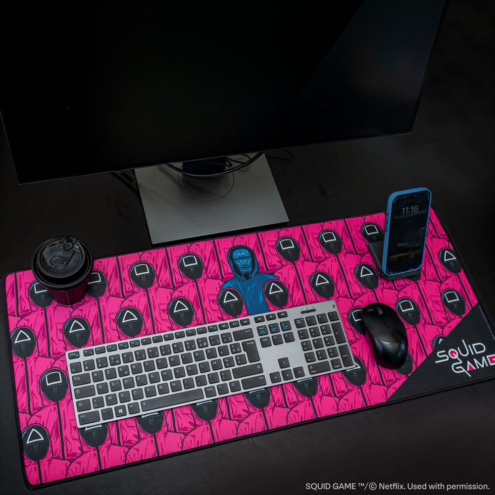 Squid Game Desk Pad Front Man and Guards 4895205619678