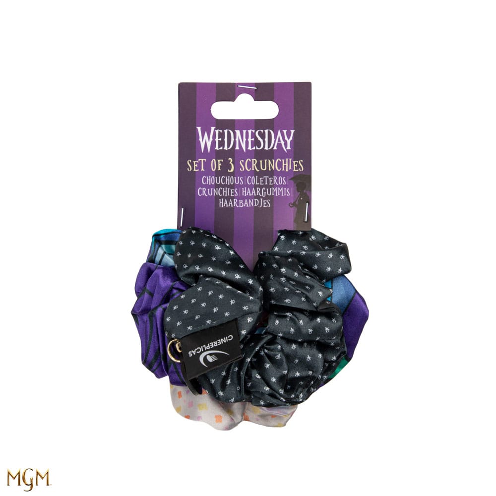 Wednesday Hair Scrunchies 3 Pack 4895205617353