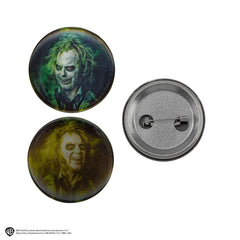 Beetlejuice Pin Badges 6-Pack 4895205619296