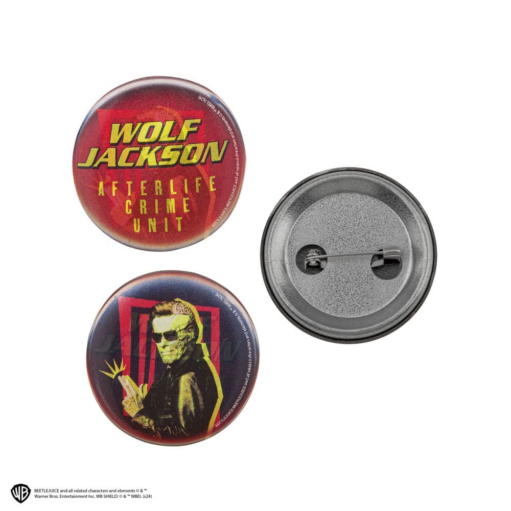 Beetlejuice Pin Badges 6-Pack 4895205619296