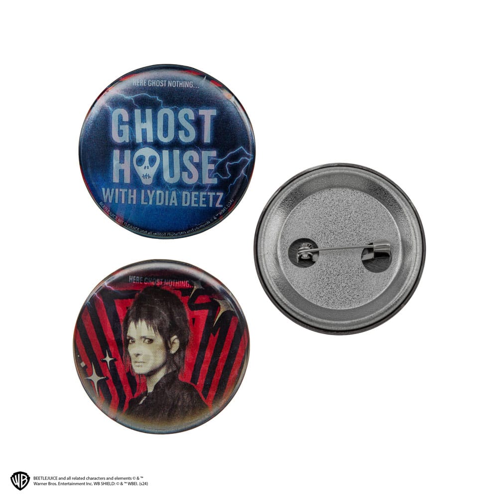 Beetlejuice Pin Badges 6-Pack 4895205619296