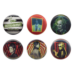 Beetlejuice Pin Badges 6-Pack 4895205619296