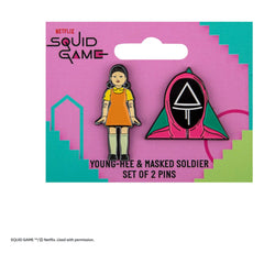 Squid Game Pins 2-Pack Young-hee & Soldier 4895205619708