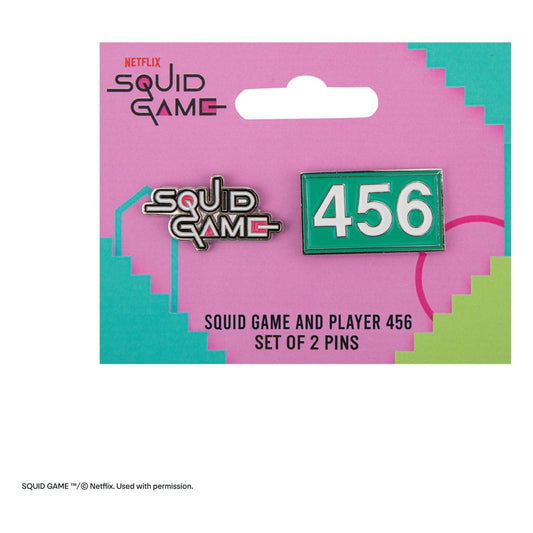 Squid Game Pins 2-Pack Squid Game & Player 456 4895205619715