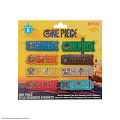 One Piece Fridge Magnet 8-Pack Title Sequence 4895205618695