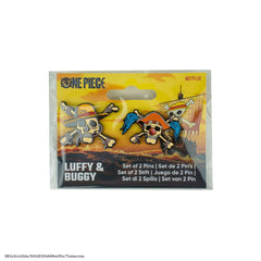 One Piece Pins 2-Pack Luffy & Buggy 4895205618701