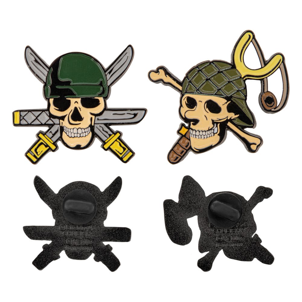 One Piece Pins 2-Pack Zoro & Usopp 4895205618718