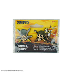 One Piece Pins 2-Pack Zoro & Usopp 4895205618718