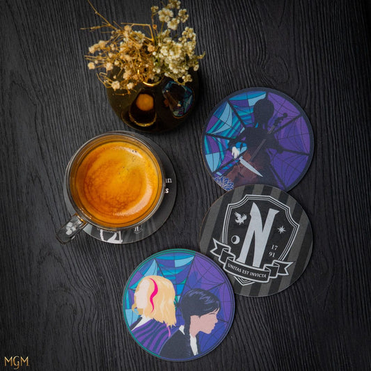 Wednesday Coaster 4-Pack 4895205615335