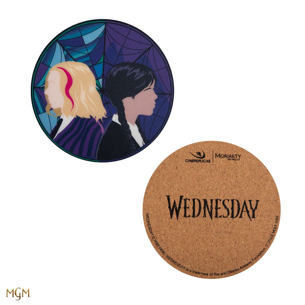 Wednesday Coaster 4-Pack 4895205615335