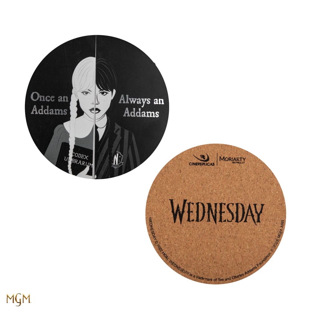 Wednesday Coaster 4-Pack 4895205615335