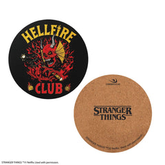 Stranger Things Coaster 4-Pack Hellfire Club 4895205617742