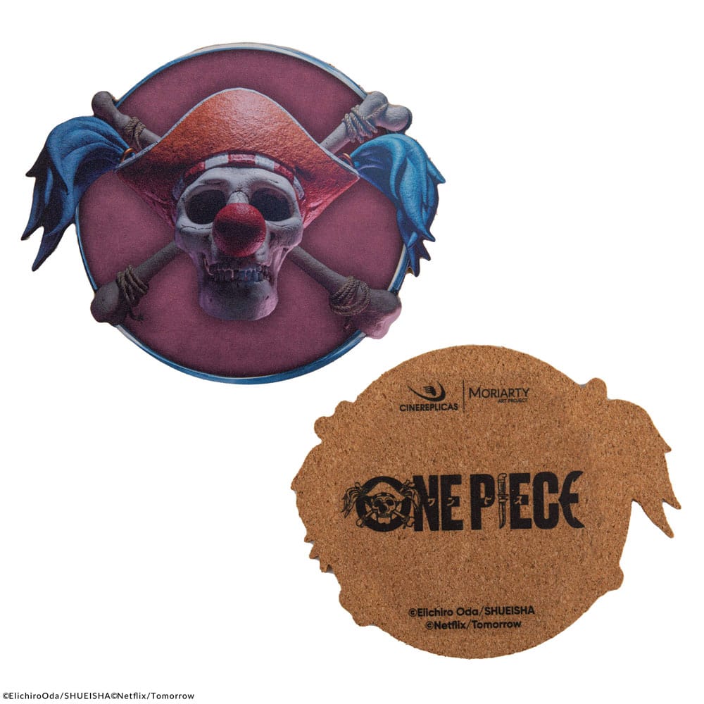 One Piece Coaster 4-Pack Characters #1 4895205618749