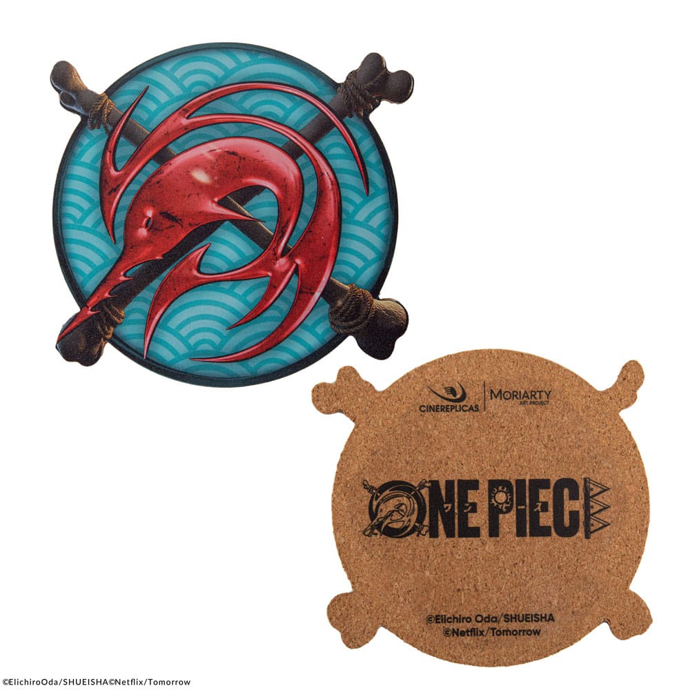 One Piece Coaster 4-Pack Characters #1 4895205618749