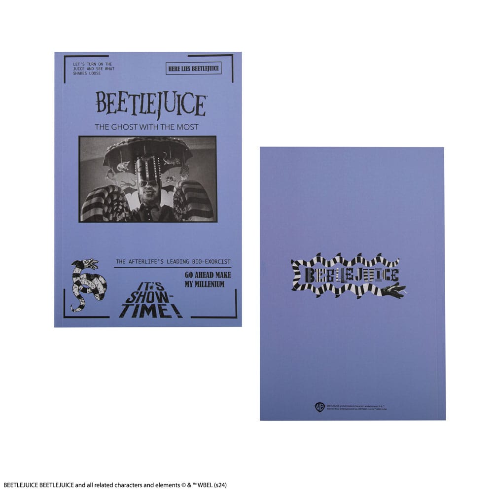 Beetlejuice Notebook It's Show Time 4895205619203