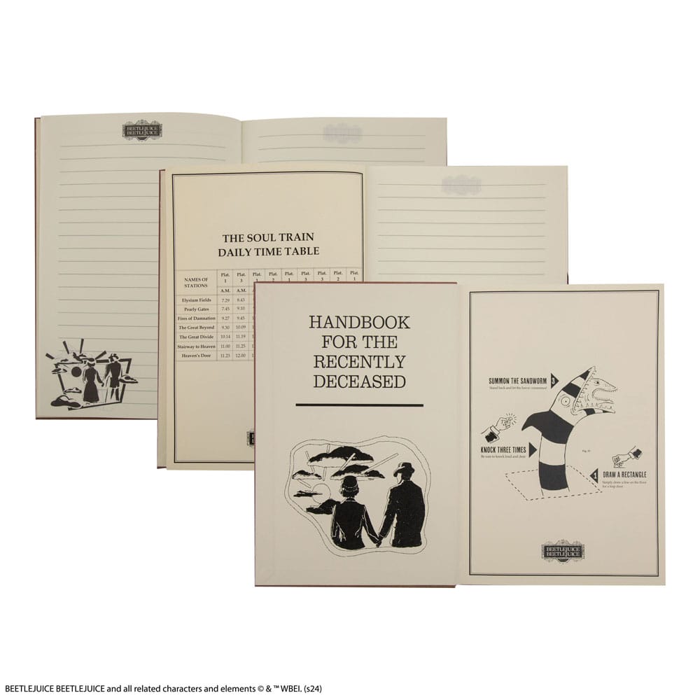 Beetlejuice Notebook Handbook for the Recently Deceased 4895205619210