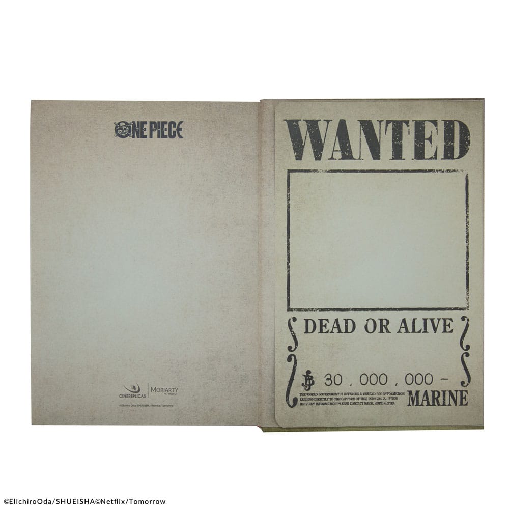 One Piece Notebook Wanted 4895205618930