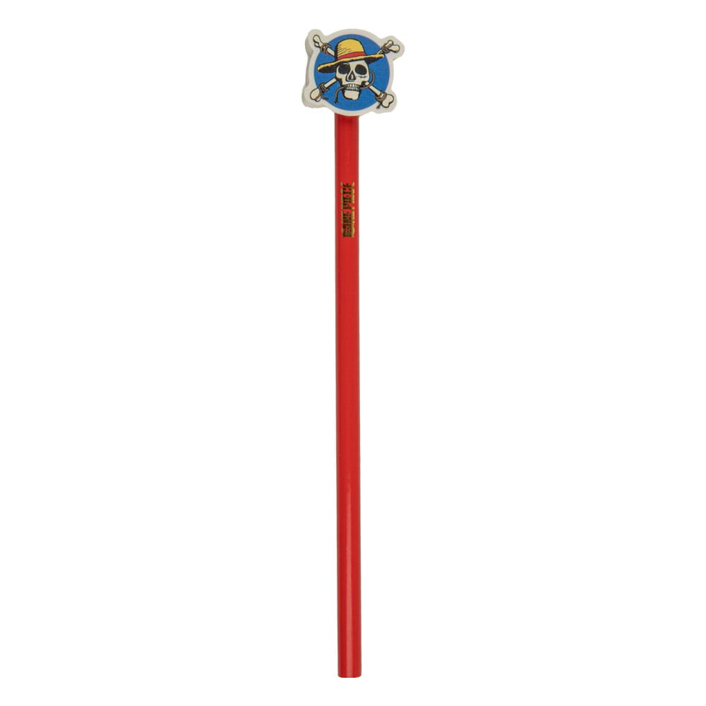 One Piece Pencils with Eraser Topper Luffy 4895205618961