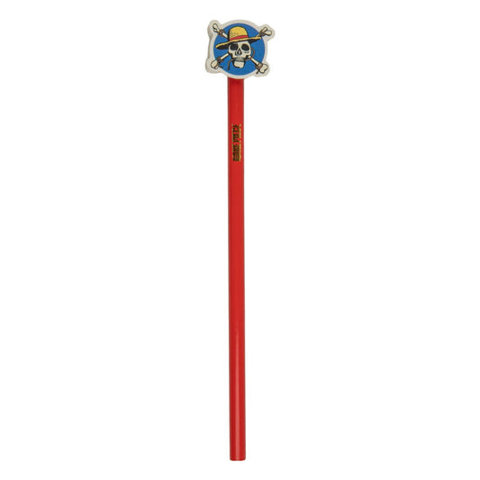 One Piece Pencils with Eraser Topper Luffy 4895205618961