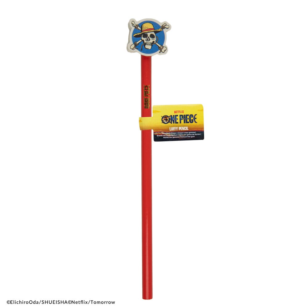 One Piece Pencils with Eraser Topper Luffy 4895205618961