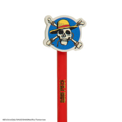 One Piece Pencils with Eraser Topper Luffy 4895205618961