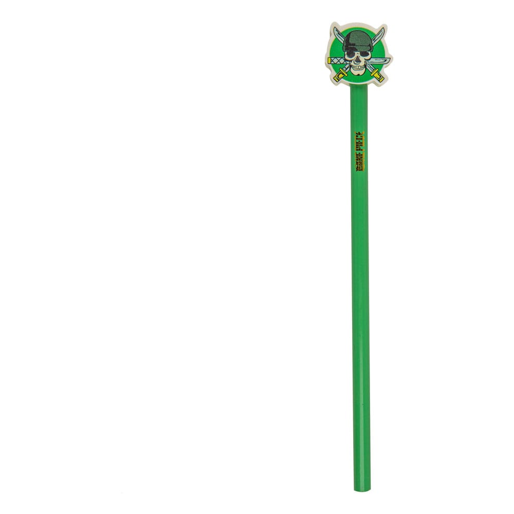 One Piece Pencils with Eraser Topper Zoro 4895205618978