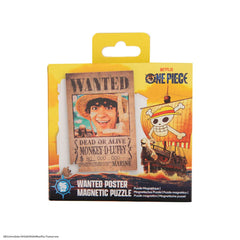 One Piece Magnetic Puzzle Wanted Luffy 4895205618770