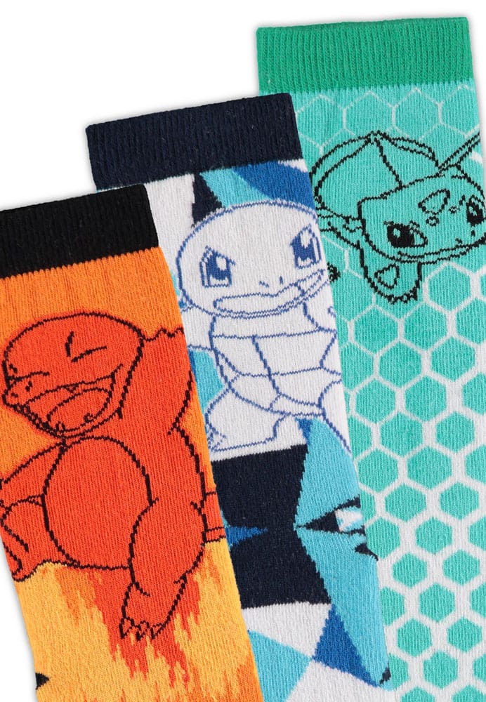 Pokemon Socks 3-Pack Crew 43-46 8718526156898