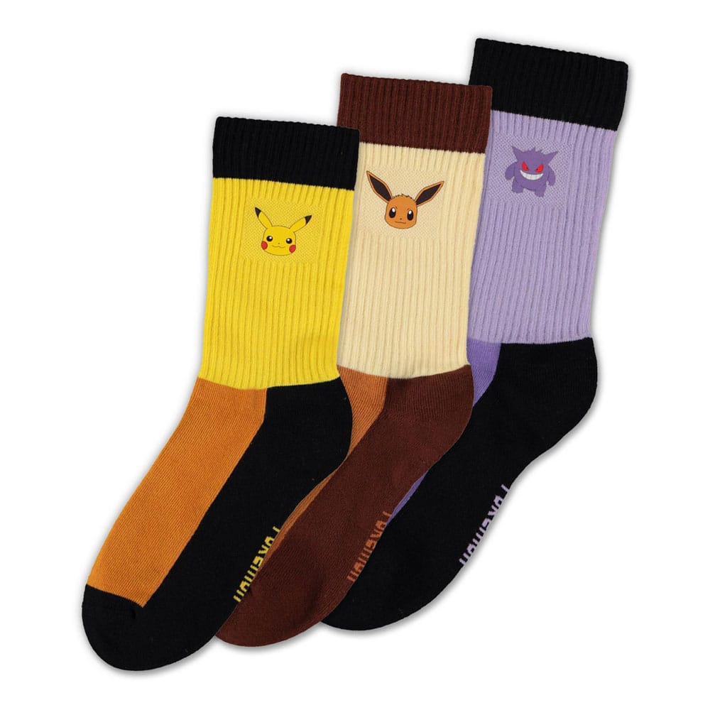 Pokémon Socks 3-Pack Starter Pokémon 35-38 8718526678475