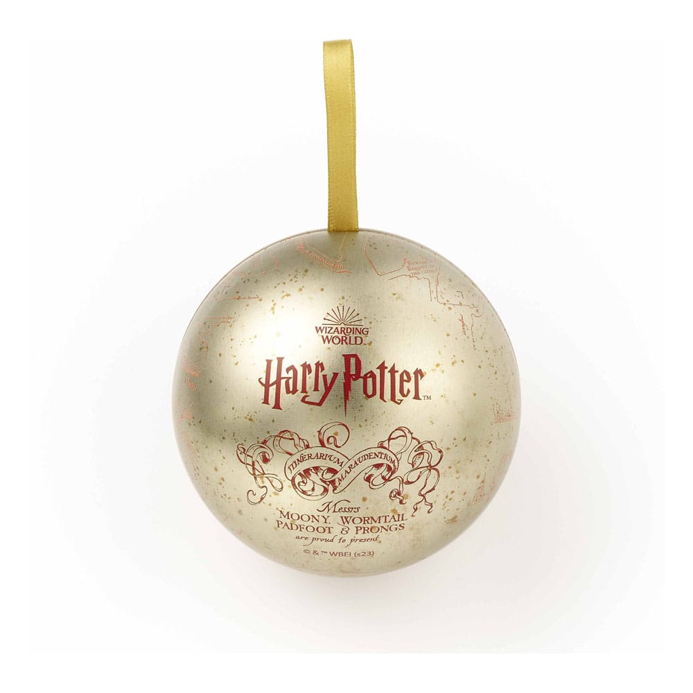 Harry Potter tree ornment with Pin Badge Deck Marauders Map 5055583451430