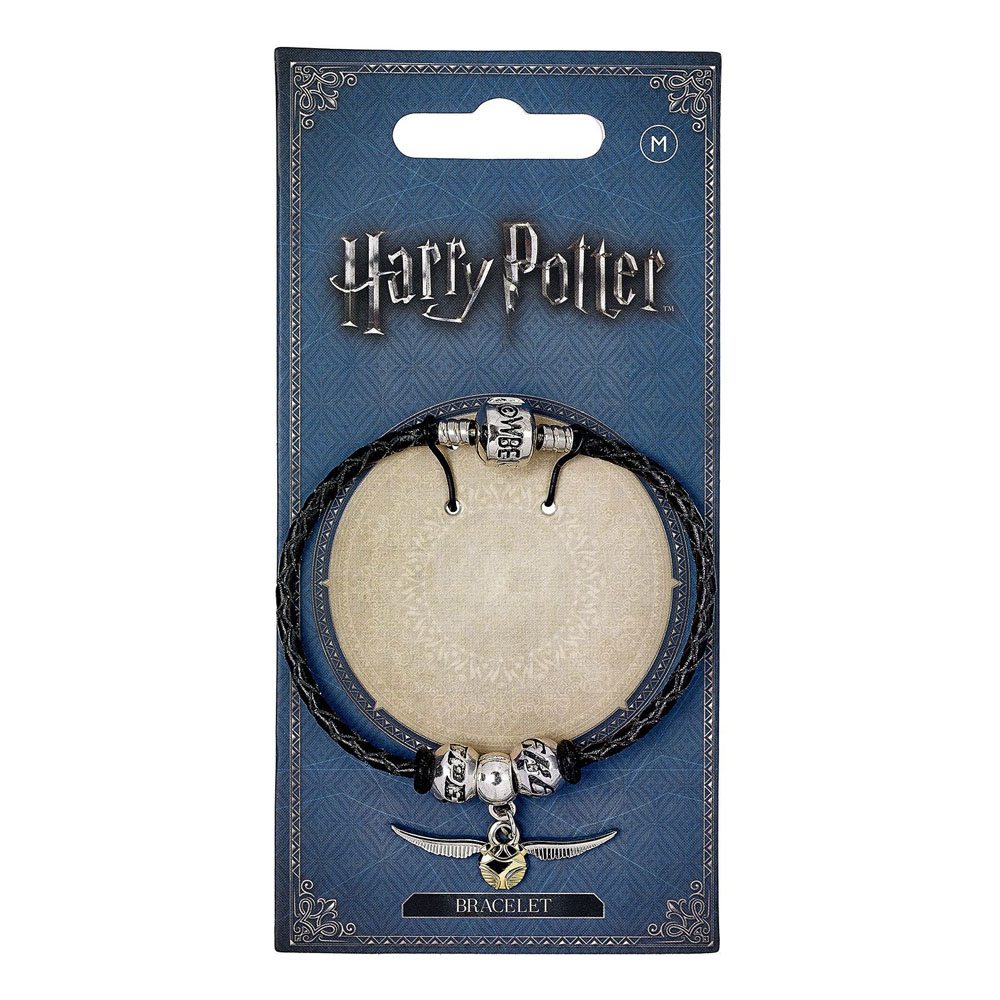 Harry Potter Slider Charm Leather Bracelet Quidditch 5055583407215