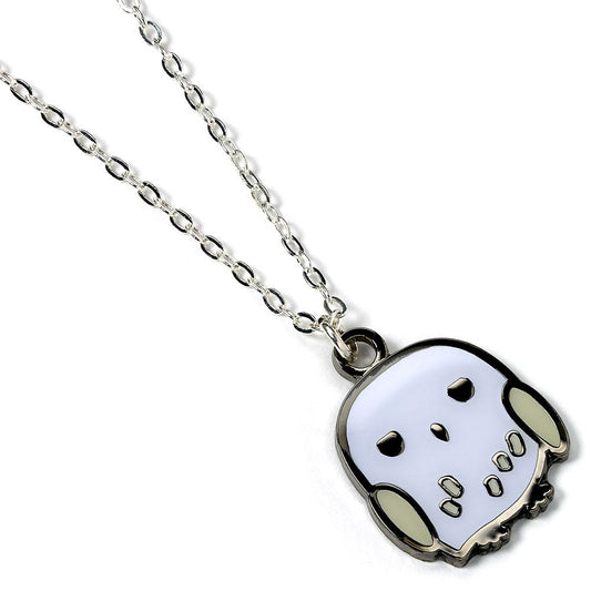 Harry Potter Cutie Collection Necklace & Charm Hedwig (silver plated) 5055583441998