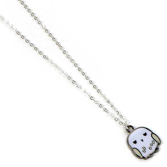 Harry Potter Cutie Collection Necklace & Charm Hedwig (silver plated) 5055583441998