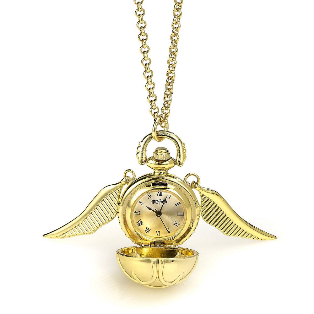 Harry Potter Watch Necklace Golden Snitch (gold plated) 5055583426858