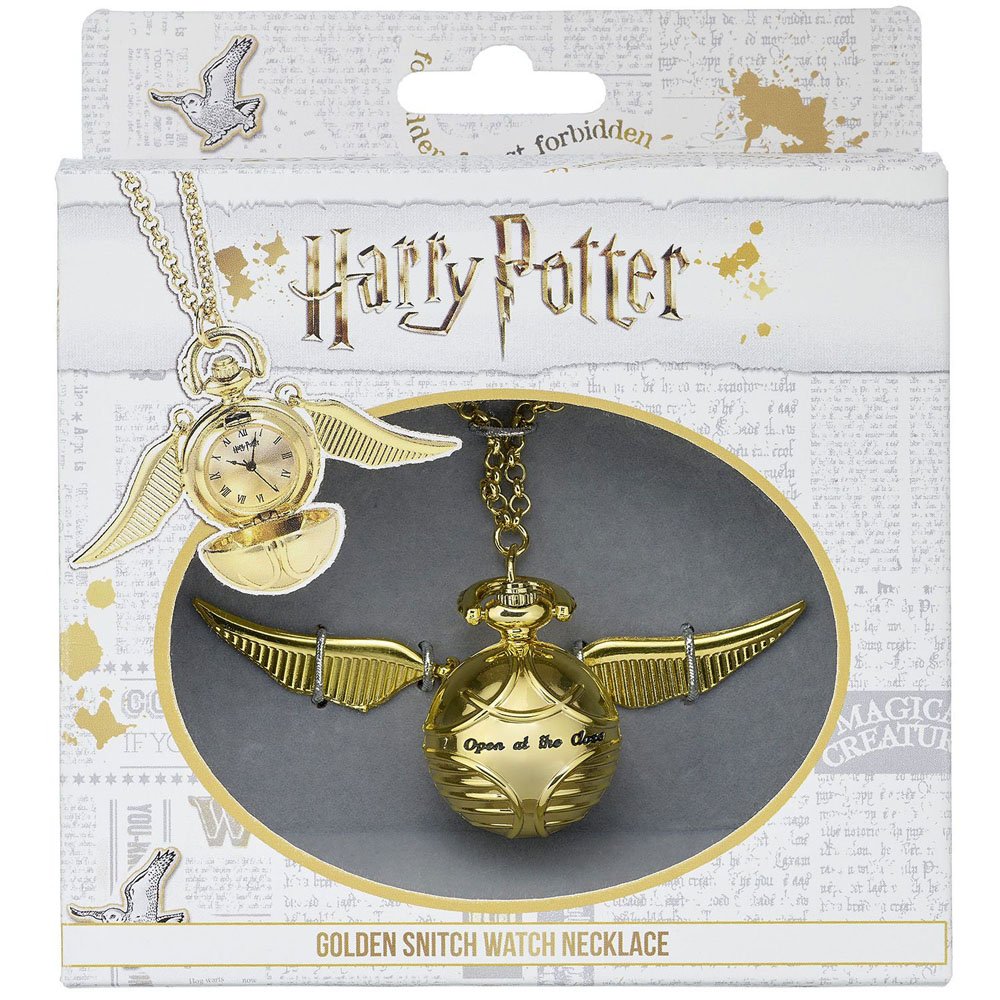 Harry Potter Watch Necklace Golden Snitch (gold plated) 5055583426858