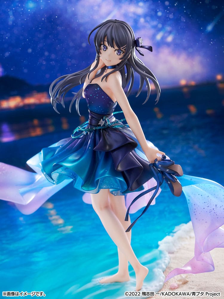 Rascal Does Not Dream of Bunny Girl Senpai PVC Statue 1/7 Mai Sakurajima Starry night sky Ver. 25 cm 4582534348026