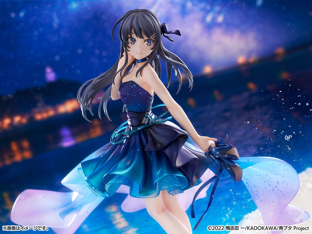 Rascal Does Not Dream of Bunny Girl Senpai PVC Statue 1/7 Mai Sakurajima Starry night sky Ver. 25 cm 4582534348026