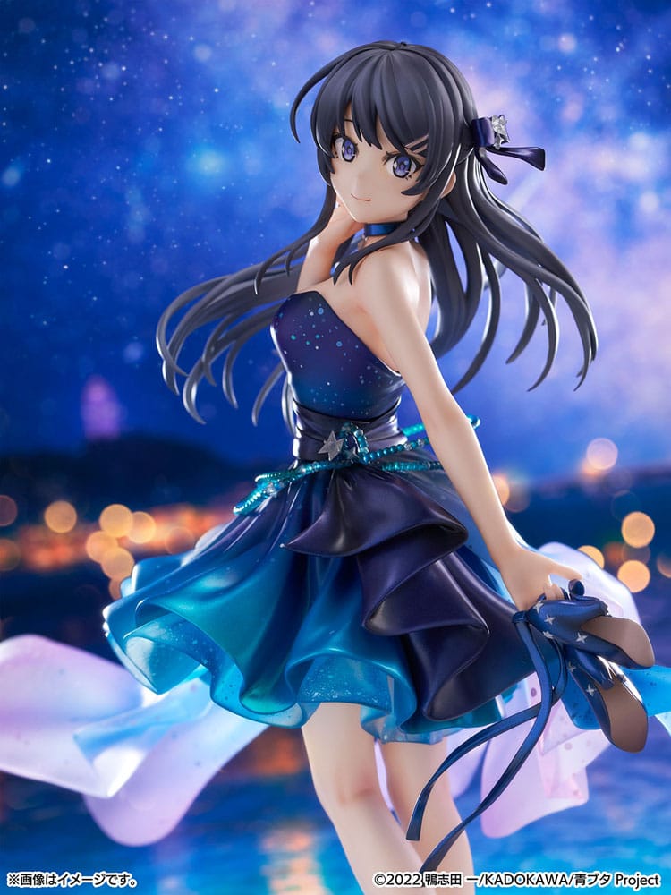 Rascal Does Not Dream of Bunny Girl Senpai PVC Statue 1/7 Mai Sakurajima Starry night sky Ver. 25 cm 4582534348026