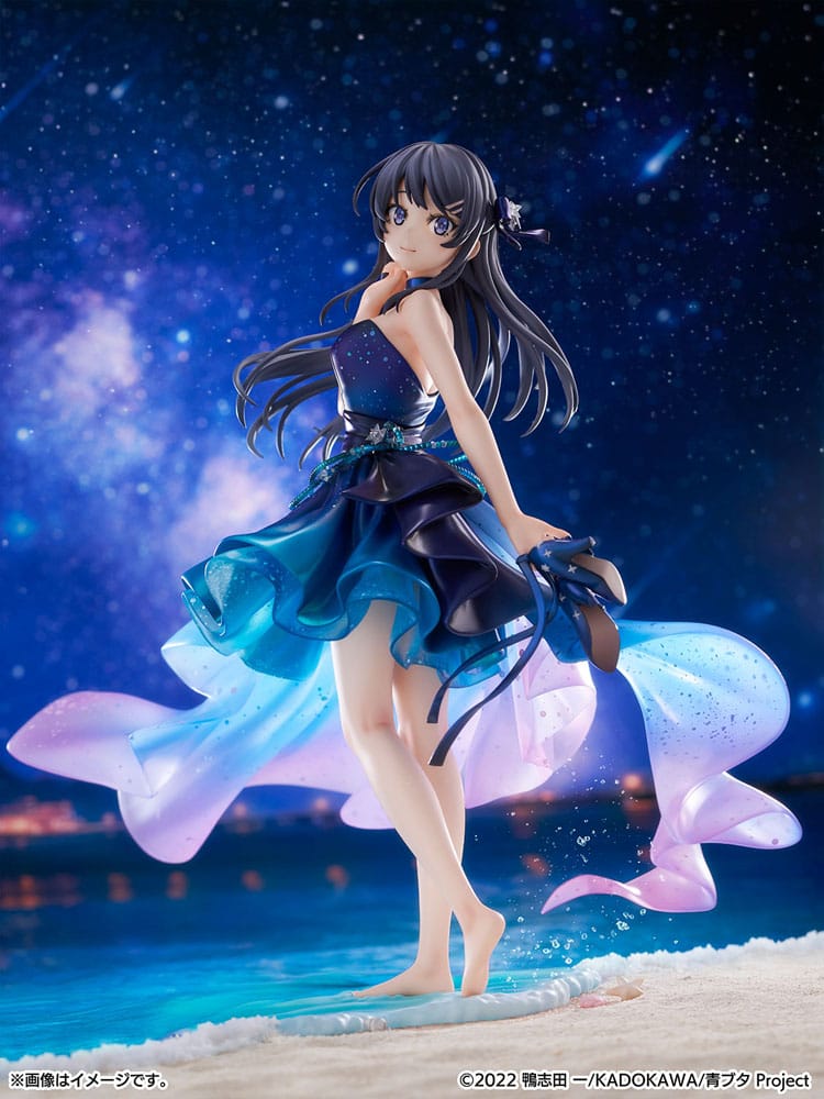 Rascal Does Not Dream of Bunny Girl Senpai PVC Statue 1/7 Mai Sakurajima Starry night sky Ver. 25 cm 4582534348026